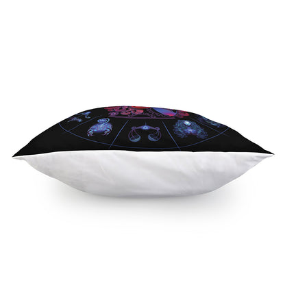 Sagittarius And Astrological Signs Print Pillow Cover