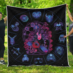 Sagittarius And Astrological Signs Print Quilt