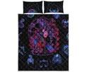 Sagittarius And Astrological Signs Print Quilt Bed Set