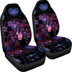 Sagittarius And Astrological Signs Print Universal Fit Car Seat Covers