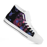 Sagittarius And Astrological Signs Print White High Top Shoes