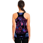 Sagittarius And Astrological Signs Print Women's Racerback Tank Top