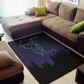 Sagittarius Constellation Print Floor Mat