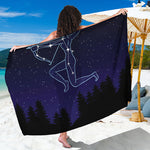 Sagittarius Constellation Print Beach Sarong Wrap