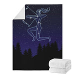 Sagittarius Constellation Print Blanket