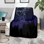 Sagittarius Constellation Print Blanket