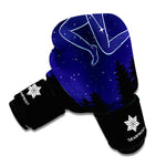 Sagittarius Constellation Print Boxing Gloves