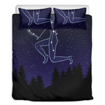 Sagittarius Constellation Print Duvet Cover Bedding Set