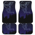 Sagittarius Constellation Print Front and Back Car Floor Mats