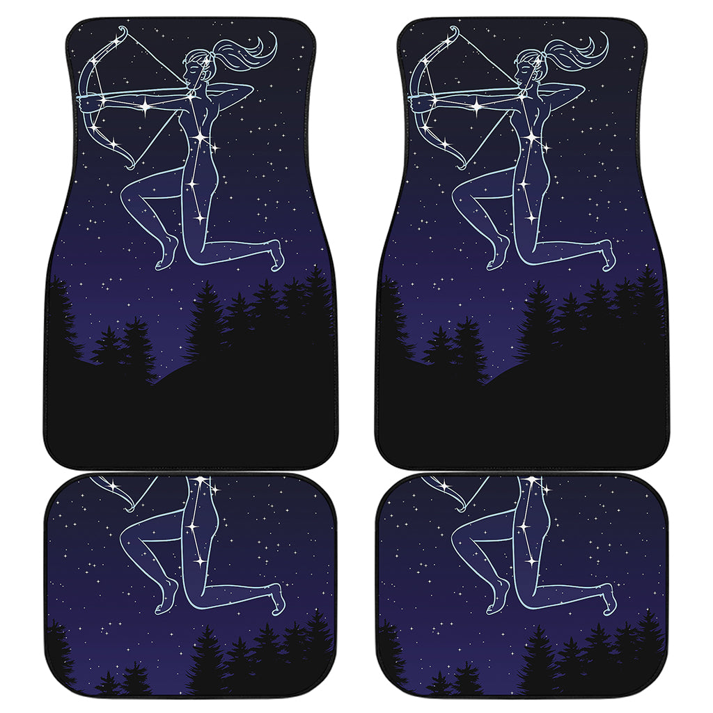 Sagittarius Constellation Print Front and Back Car Floor Mats