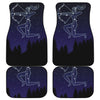 Sagittarius Constellation Print Front and Back Car Floor Mats