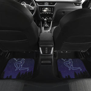 Sagittarius Constellation Print Front and Back Car Floor Mats