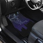 Sagittarius Constellation Print Front and Back Car Floor Mats