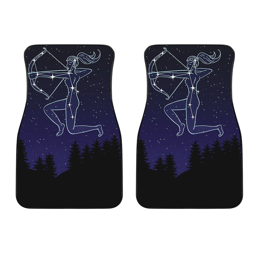 Sagittarius Constellation Print Front Car Floor Mats