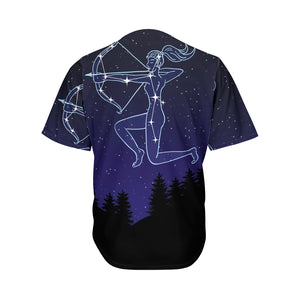 Sagittarius Constellation Print Men's Baseball Jersey