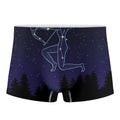 Sagittarius Constellation Print Men's Boxer Briefs