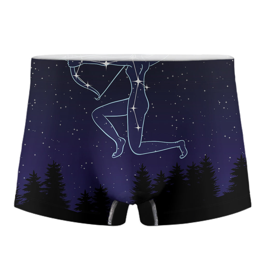 Sagittarius Constellation Print Men's Boxer Briefs