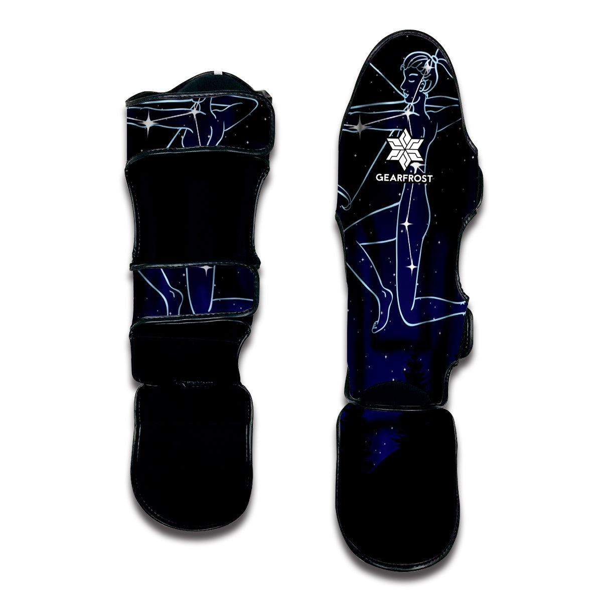 Sagittarius Constellation Print Muay Thai Shin Guard