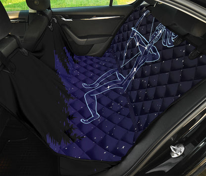 Sagittarius Constellation Print Pet Car Back Seat Cover