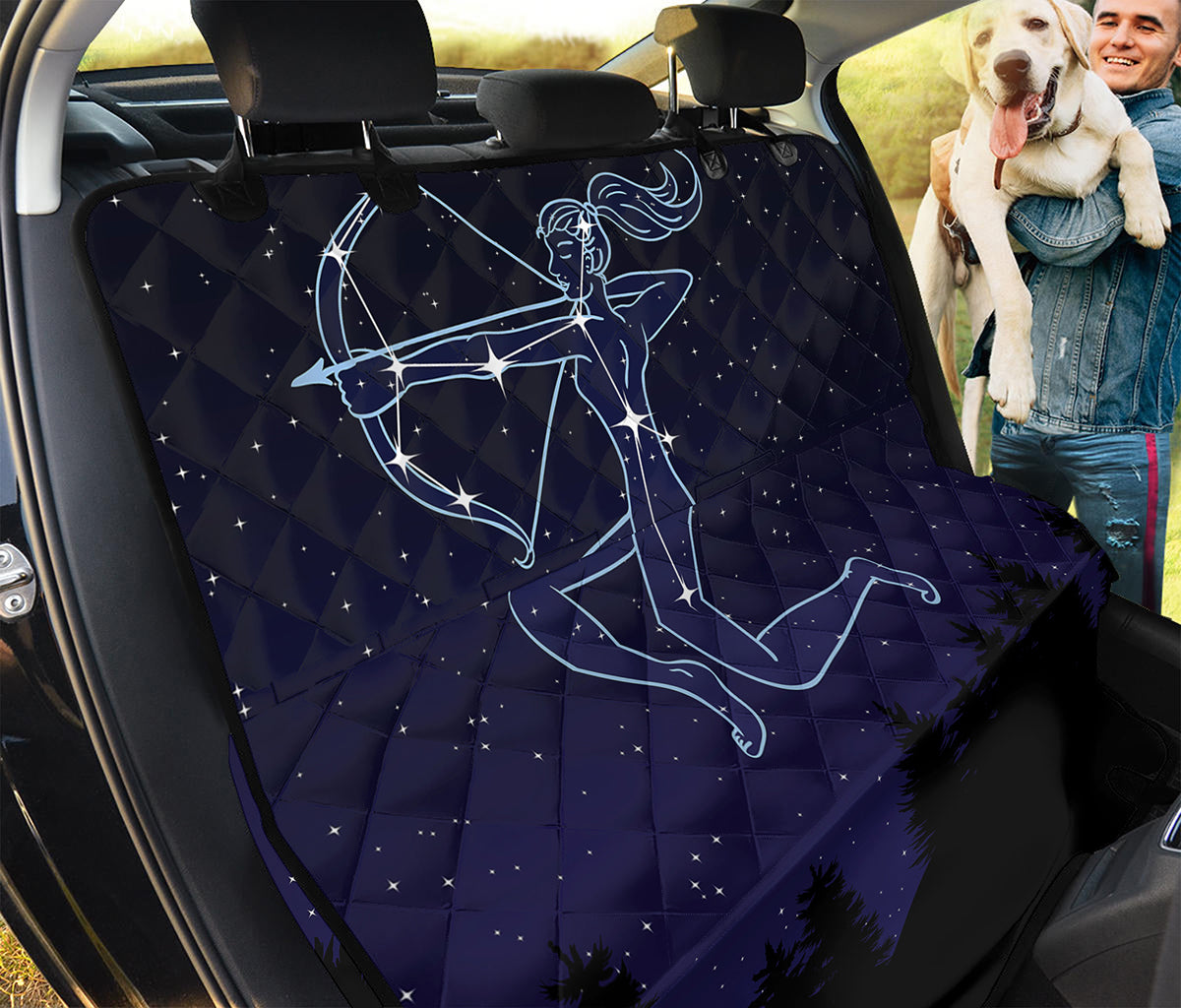 Sagittarius Constellation Print Pet Car Back Seat Cover