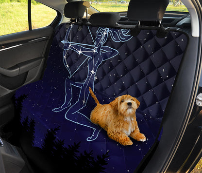 Sagittarius Constellation Print Pet Car Back Seat Cover