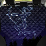 Sagittarius Constellation Print Pet Car Back Seat Cover