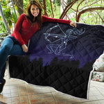 Sagittarius Constellation Print Quilt