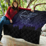 Sagittarius Constellation Print Quilt