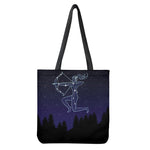 Sagittarius Constellation Print Tote Bag