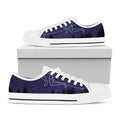 Sagittarius Constellation Print White Low Top Sneakers