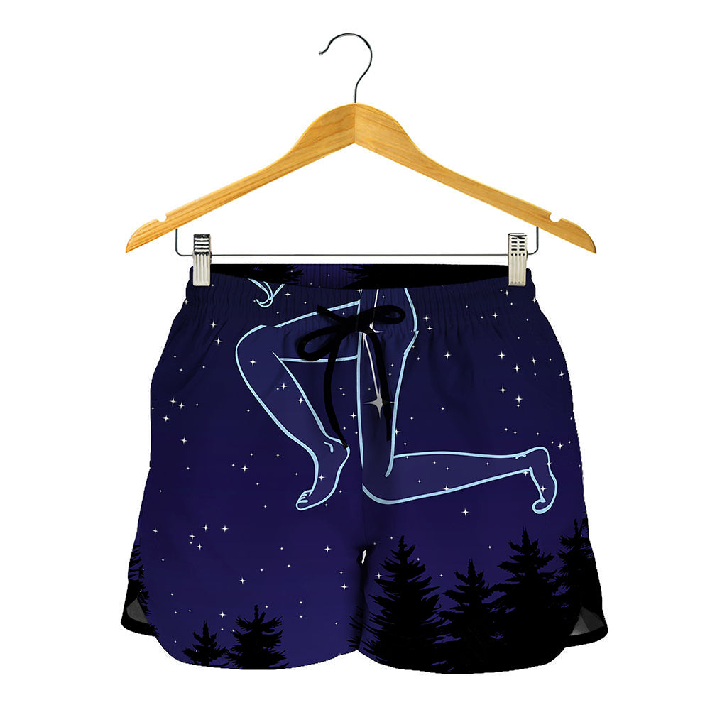Sagittarius Constellation Print Women's Shorts
