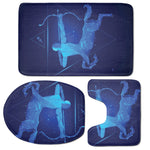 Sagittarius Horoscope Sign Print 3 Piece Bath Mat Set