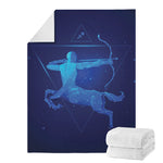 Sagittarius Horoscope Sign Print Blanket