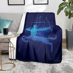 Sagittarius Horoscope Sign Print Blanket