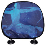 Sagittarius Horoscope Sign Print Car Headrest Covers