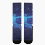 Sagittarius Horoscope Sign Print Crew Socks
