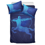 Sagittarius Horoscope Sign Print Duvet Cover Bedding Set