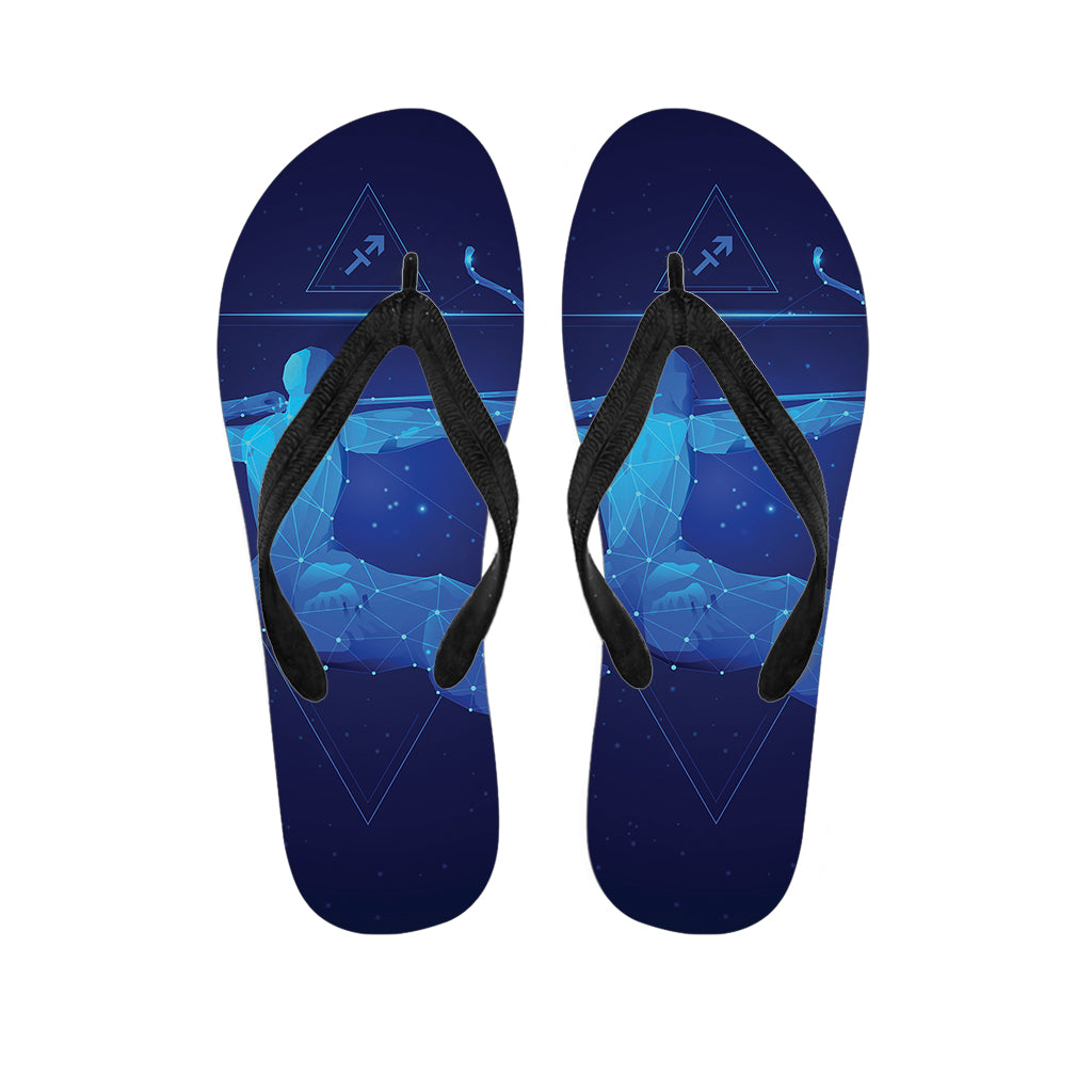Sagittarius Horoscope Sign Print Flip Flops