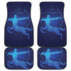 Sagittarius Horoscope Sign Print Front and Back Car Floor Mats