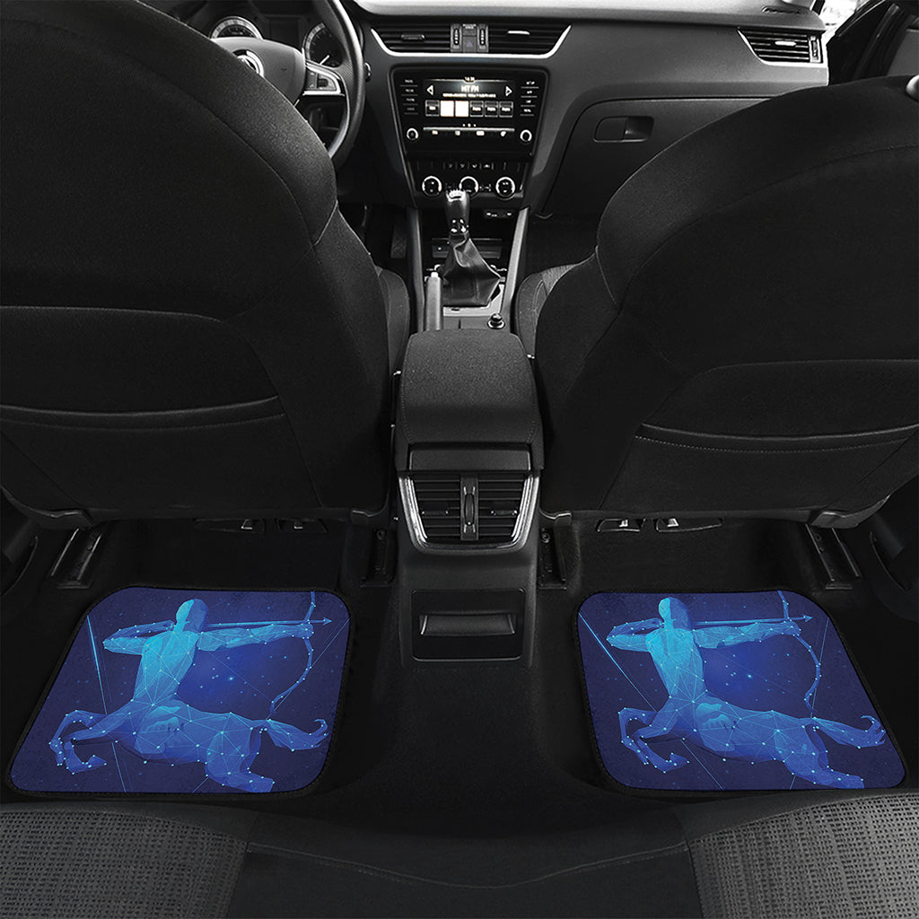 Sagittarius Horoscope Sign Print Front and Back Car Floor Mats