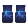 Sagittarius Horoscope Sign Print Front Car Floor Mats