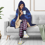 Sagittarius Horoscope Sign Print Hooded Blanket