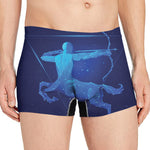 Sagittarius Horoscope Sign Print Men's Boxer Briefs