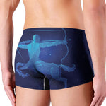 Sagittarius Horoscope Sign Print Men's Boxer Briefs