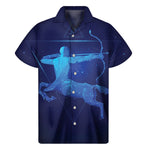 Sagittarius Horoscope Sign Print Men's Short Sleeve Shirt