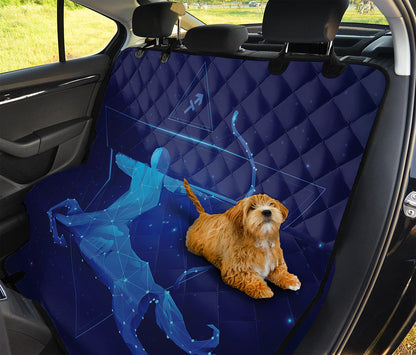Sagittarius Horoscope Sign Print Pet Car Back Seat Cover