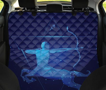 Sagittarius Horoscope Sign Print Pet Car Back Seat Cover