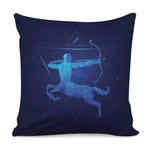 Sagittarius Horoscope Sign Print Pillow Cover