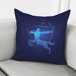 Sagittarius Horoscope Sign Print Pillow Cover