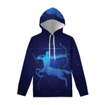 Sagittarius Horoscope Sign Print Pullover Hoodie